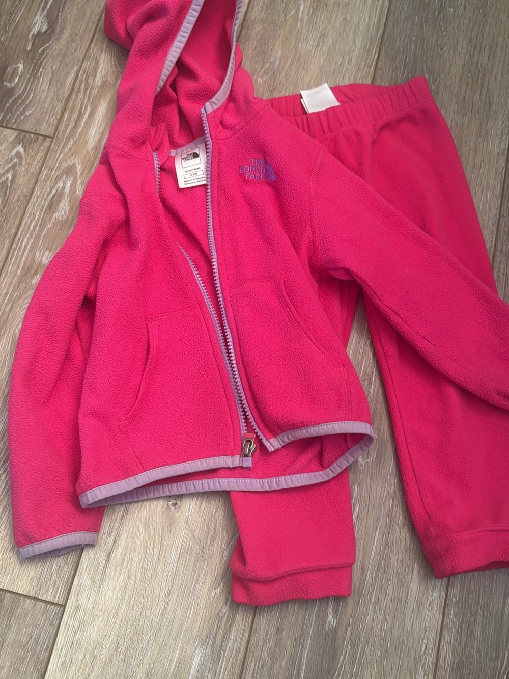 The North Face Kids Hot Pink Fleece Joggers